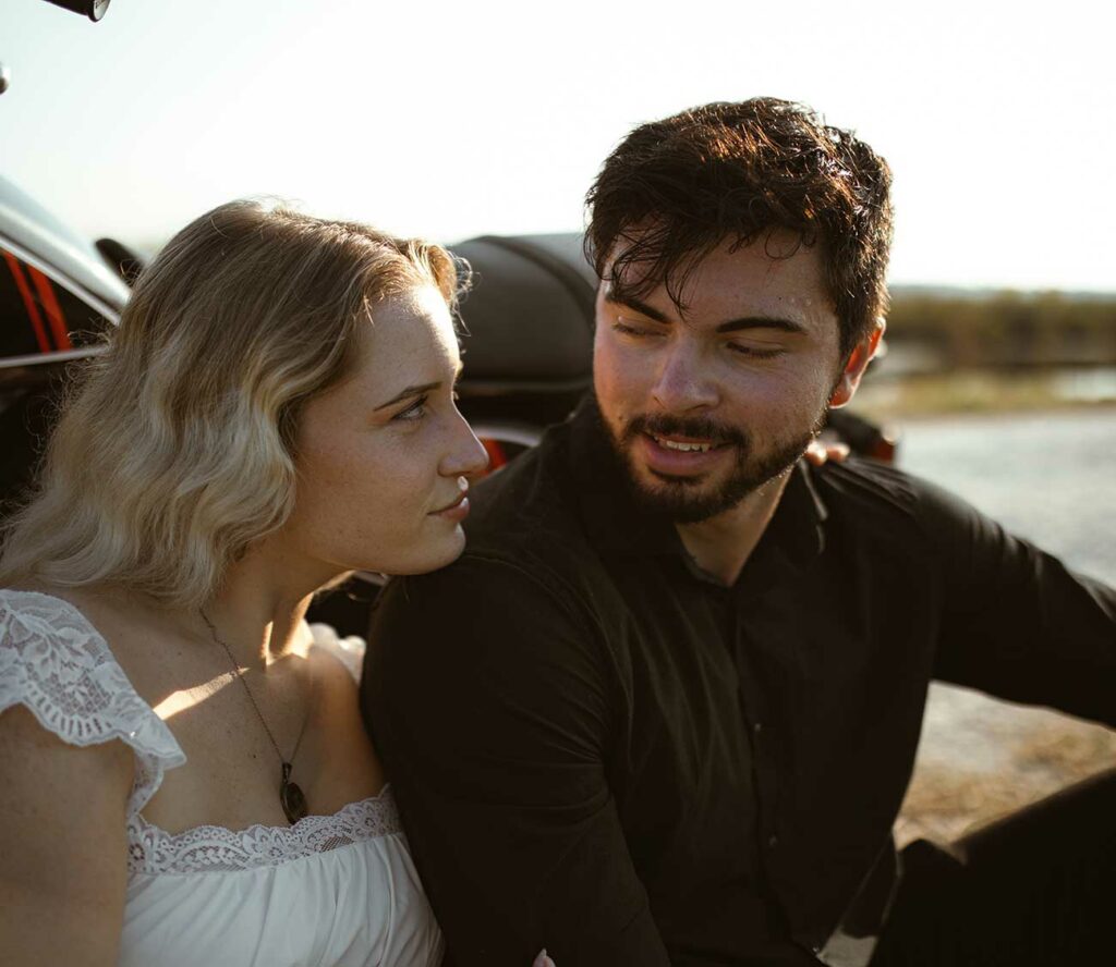 cinematic engagement photographer for couples